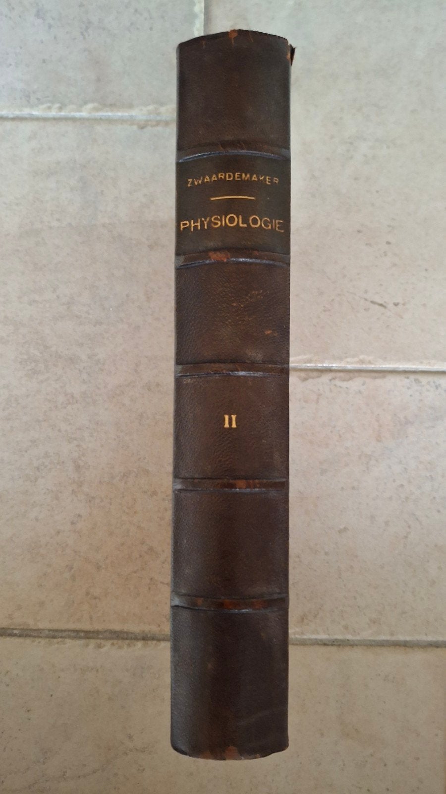110 jaar oud antiek boek 1915 - Leerboek der Physiologie, Antiek en Kunst, Antiek | Boeken en Bijbels, Ophalen of Verzenden, Zwaardemaker