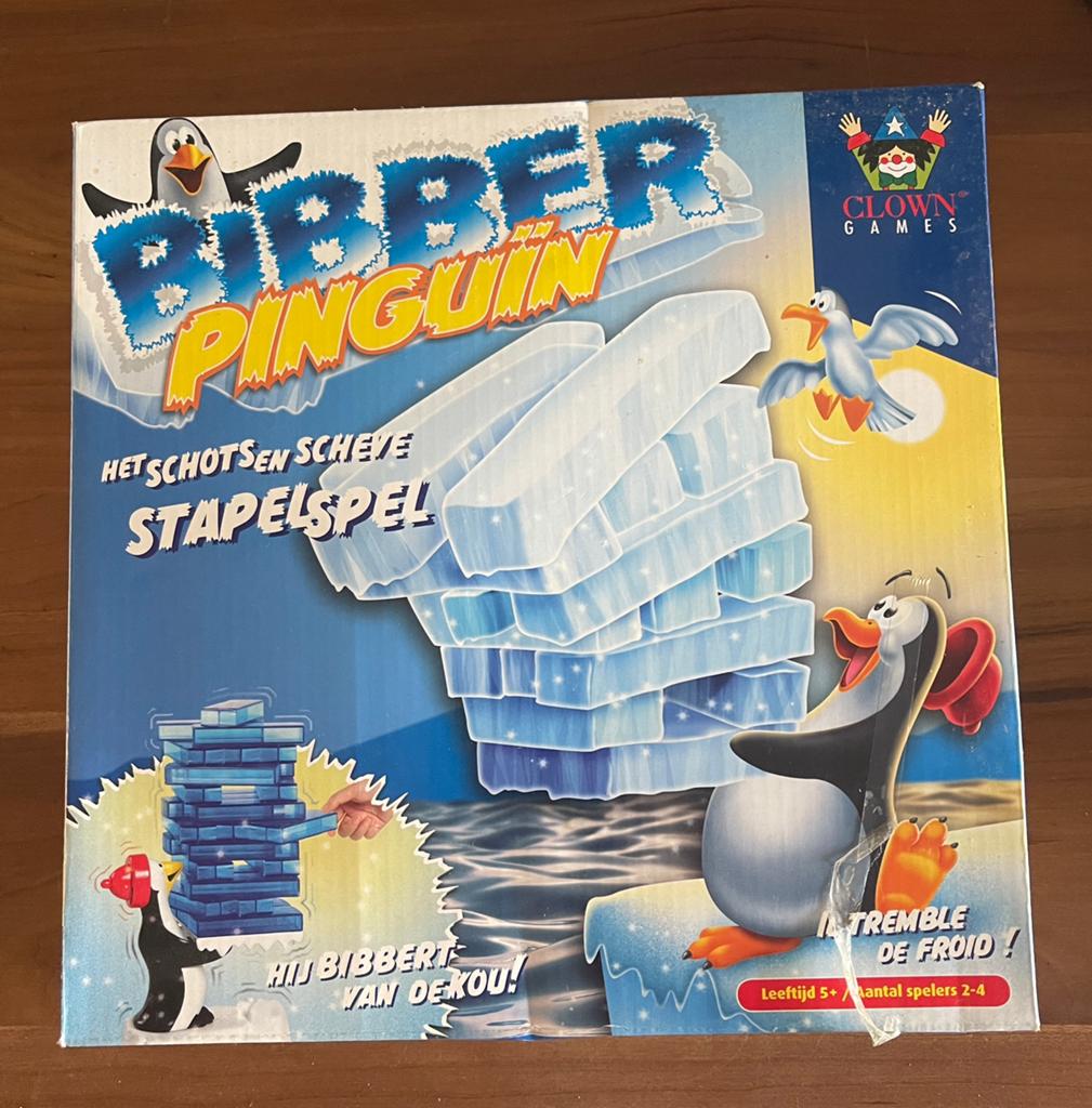 Bibber pinguin stapelspel, Een of twee spelers, Ophalen of Verzenden, Zo goed als nieuw