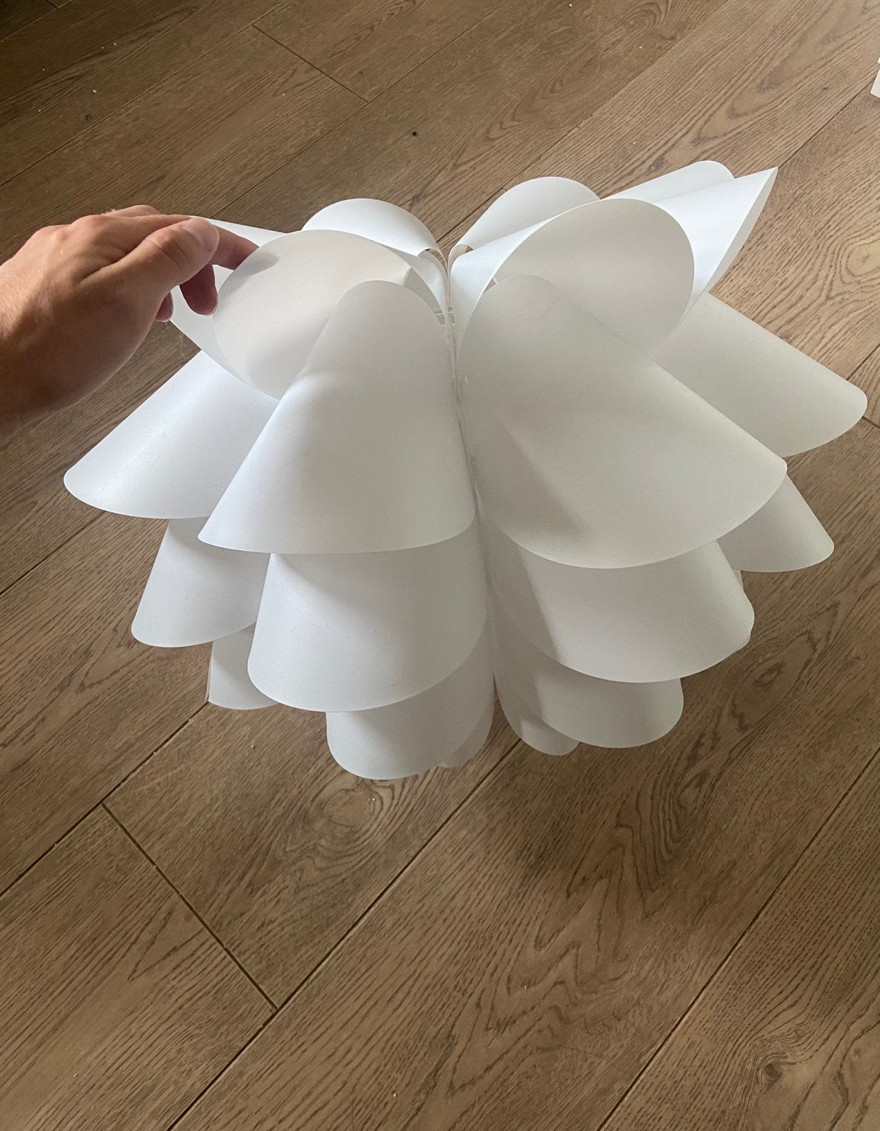 Hanglamp KNAPPA IKEA wit, Ophalen of Verzenden, Gebruikt