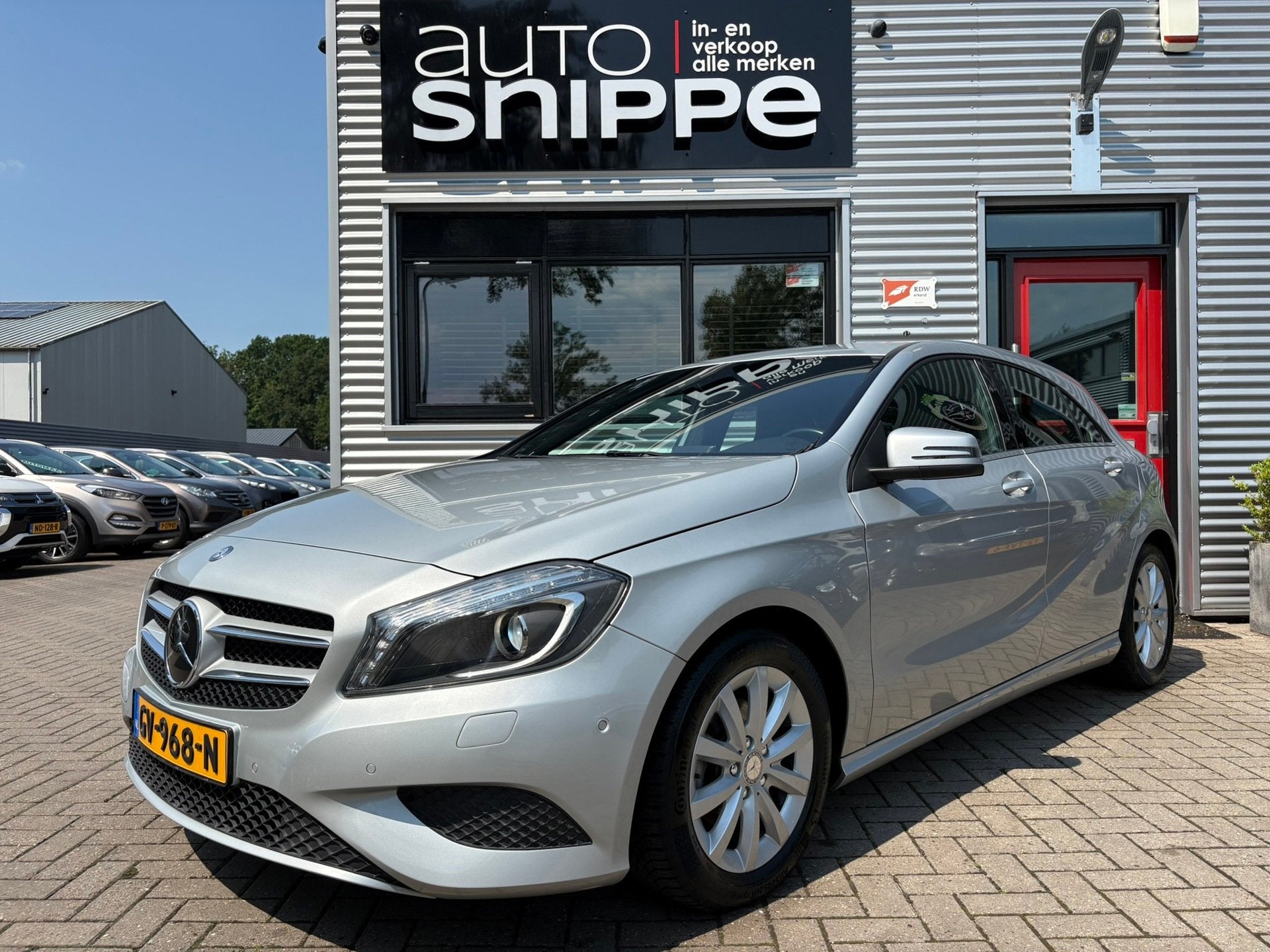 Mercedes-Benz A-klasse 180 Ambition -5DRS.-TREKHAAK-BI XENON, Voorwielaandrijving, Gebruikt, 4 cilinders, Leder en Stof