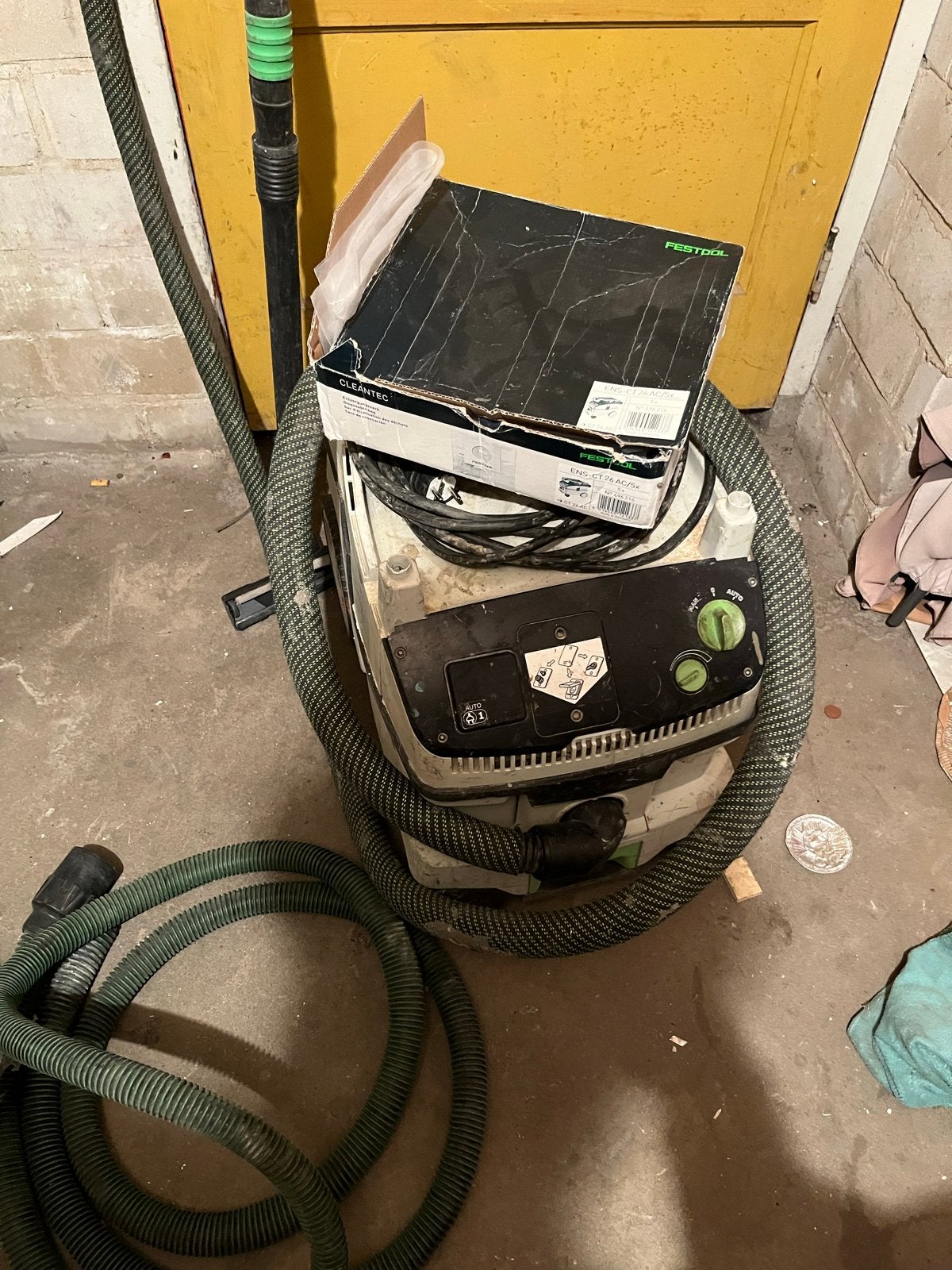Festool Ctl 26 E stofzuiger met extra slang en zakken, Witgoed en Apparatuur, Stofzuigers, Stofzak, Gebruikt, Ophalen of Verzenden