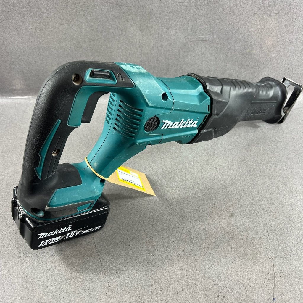 Makita DJR 186 Accu Reciprozaag | in koffer | 415017, Gebruikt, 70 mm of meer, 600 tot 1200 watt, Ophalen of Verzenden