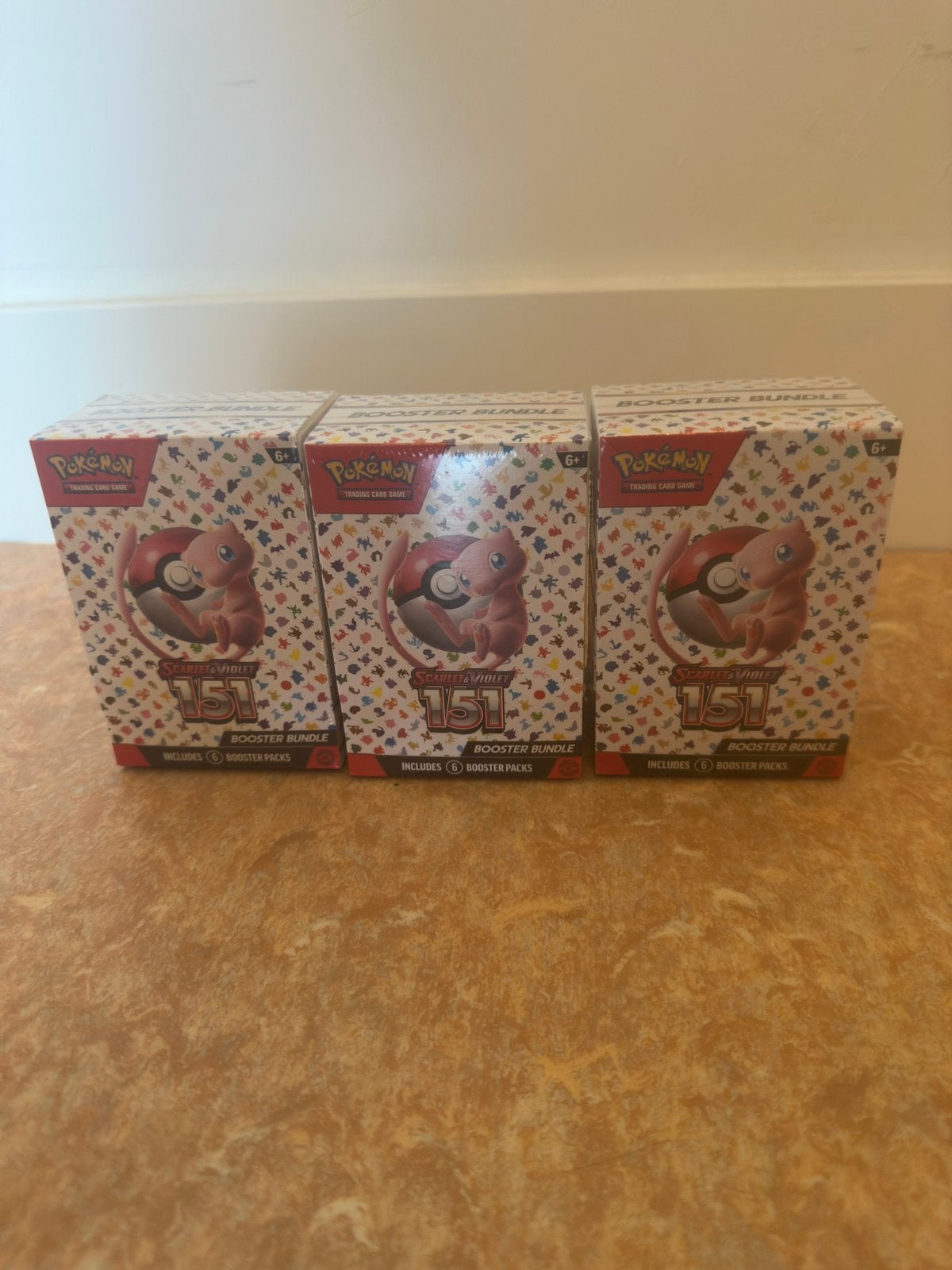 Pokémon Scarlet & Violet 151 Booster Bundle (3 stuks), Ophalen, Nieuw, Booster
