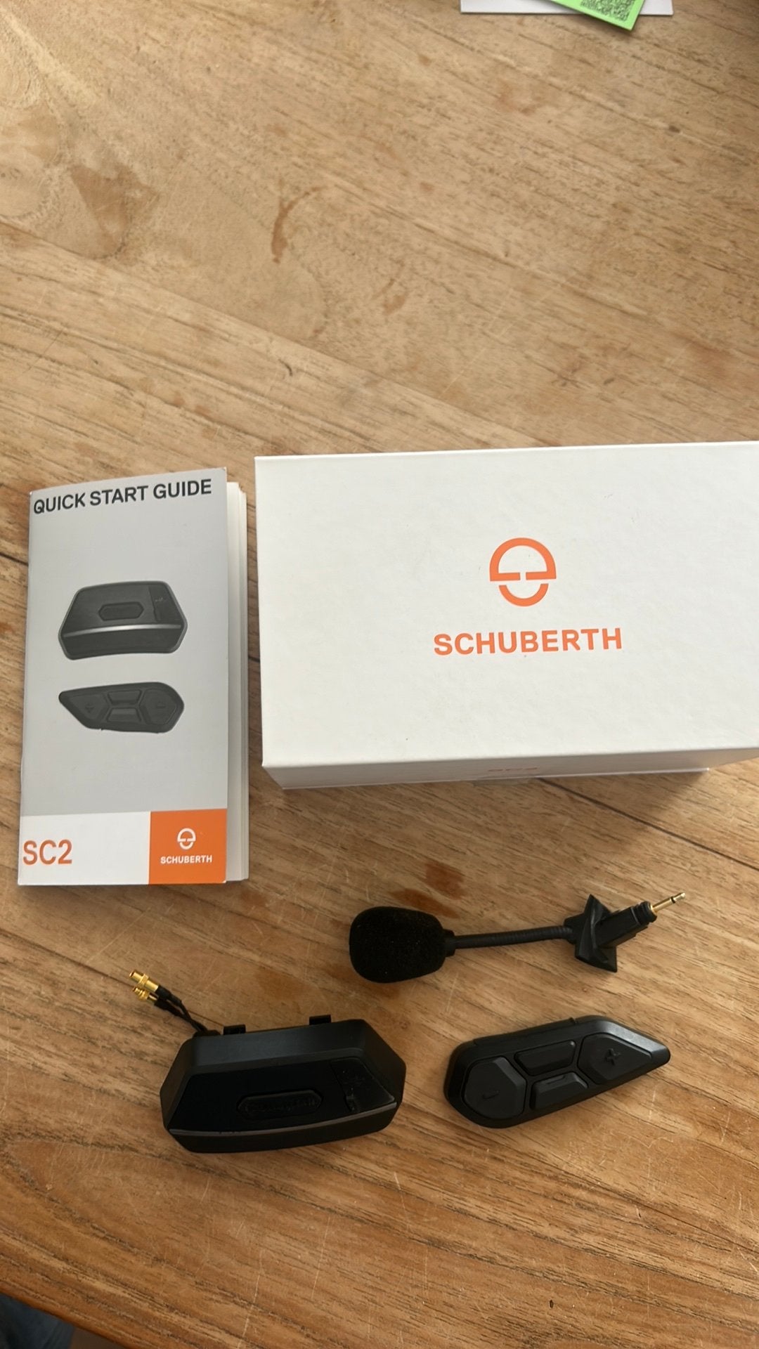 Schuberth SC2 communicatiesysteem zo goed als nieuw, Ophalen, Zo goed als nieuw