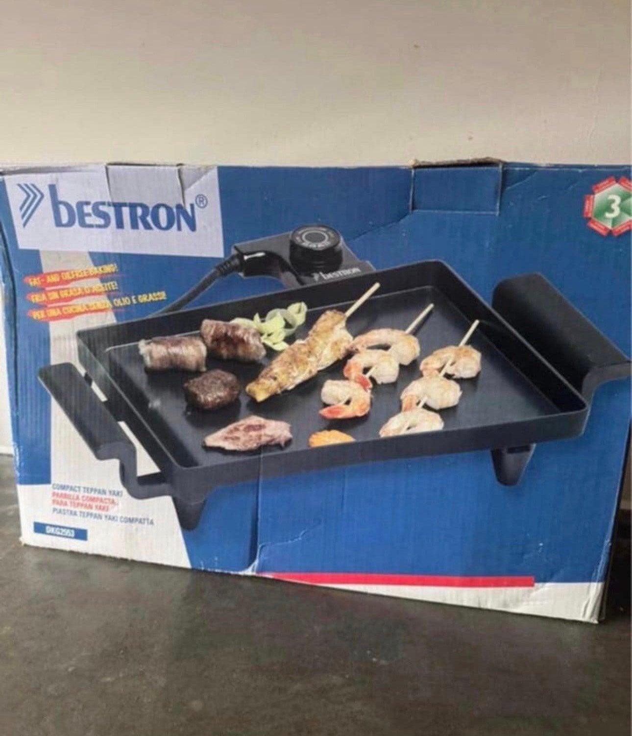 Bestron grill nieuw, Witgoed en Apparatuur, Ophalen, Nieuw