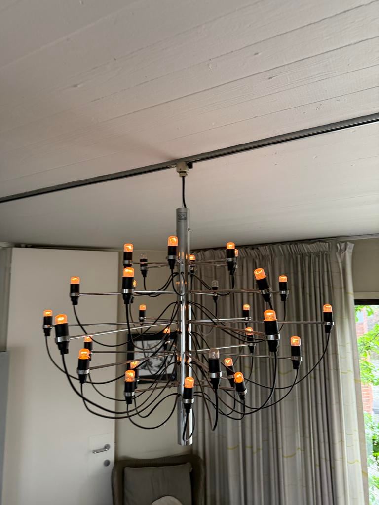 Design lamp Flos kroonluchter 2097 Met leveren !!, Huis en Inrichting, Lampen | Kroonluchters, Ophalen of Verzenden, Gebruikt