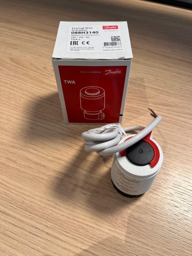 Danfoss thermische servomotor TWA-K 24V NC (088H3140), Minder dan 30 cm, Overige typen, Nieuw, Minder dan 60 cm