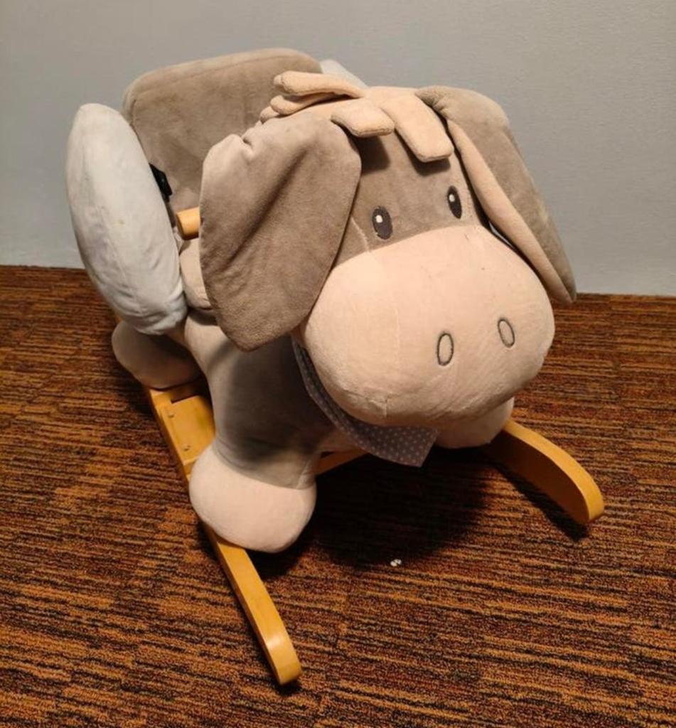 Nattou Pluche Hobbelpaard- Zacht en Veilig Speelplezier, Kinderen en Baby's, Ophalen