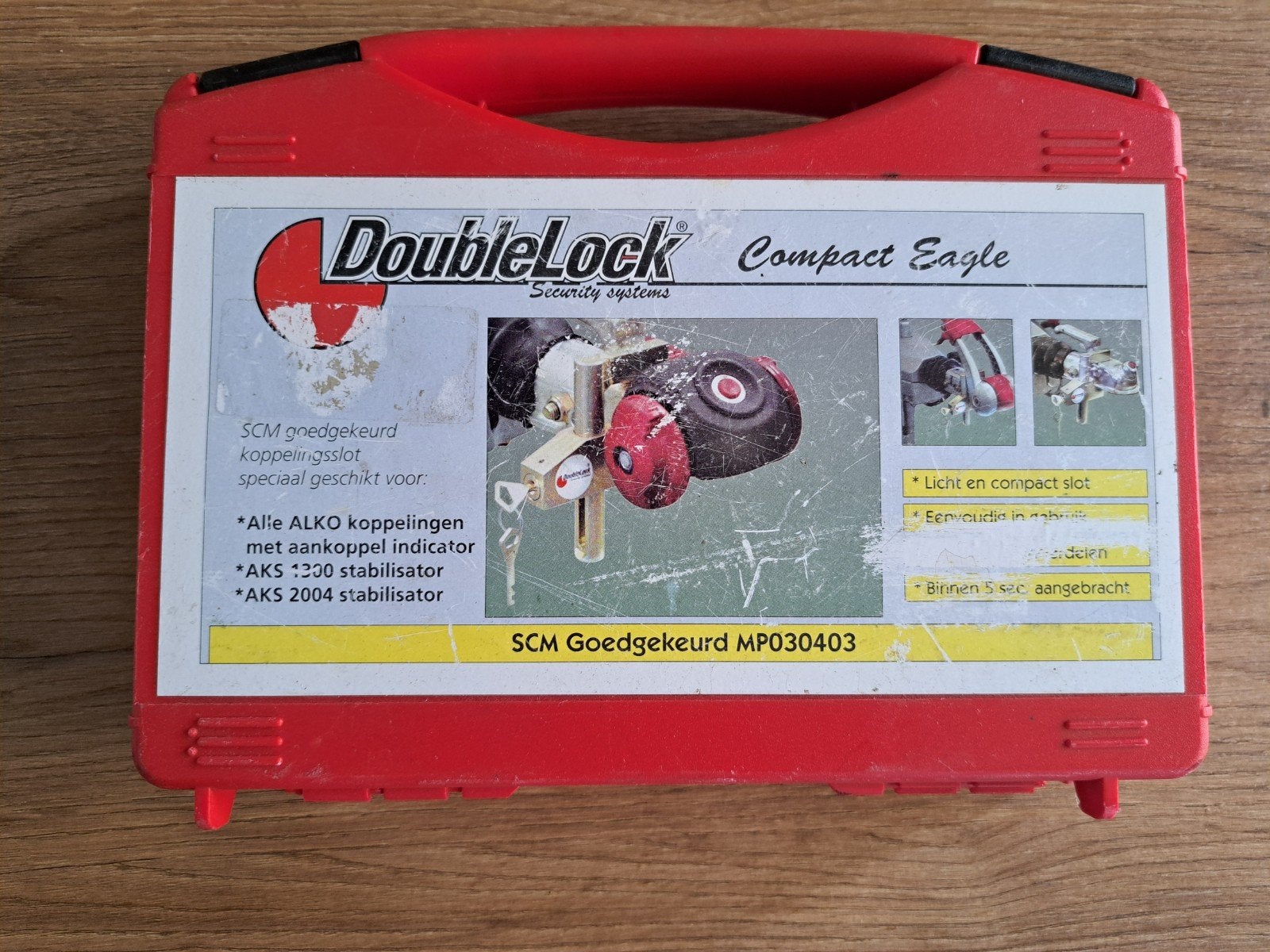 Double Lock Compact Eagle disselslot SCM goedgekeurd, Ophalen