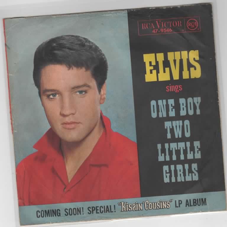 Elvis Presley- One Boy Two little Girls, Gebruikt, Verzenden, 7 inch, Fotohoes