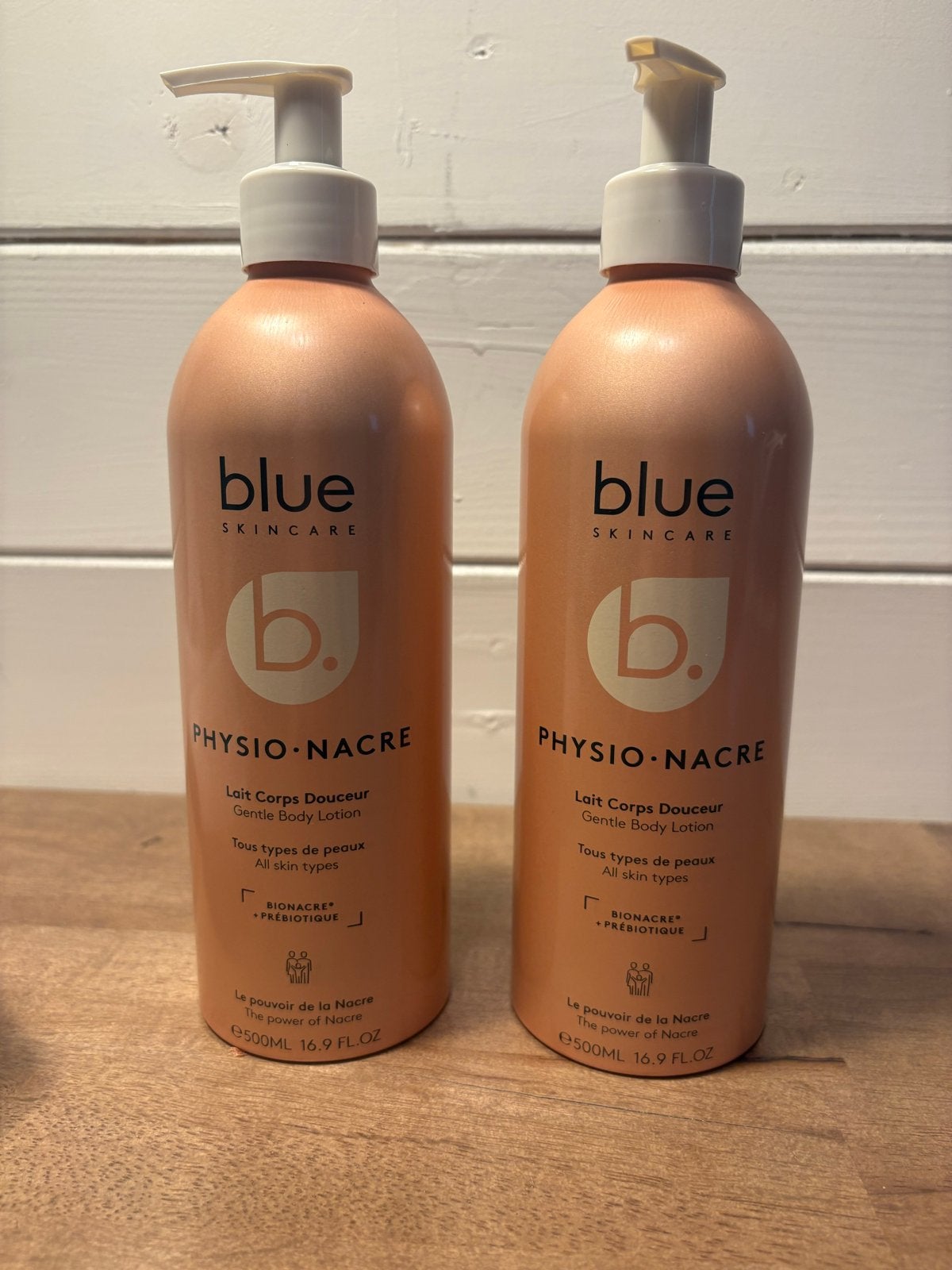 Blue Skincare Physio Nacre Gentle Body Lotion 500ml (2 stuks, Verzenden, Nieuw, Bodylotion, Crème of Olie