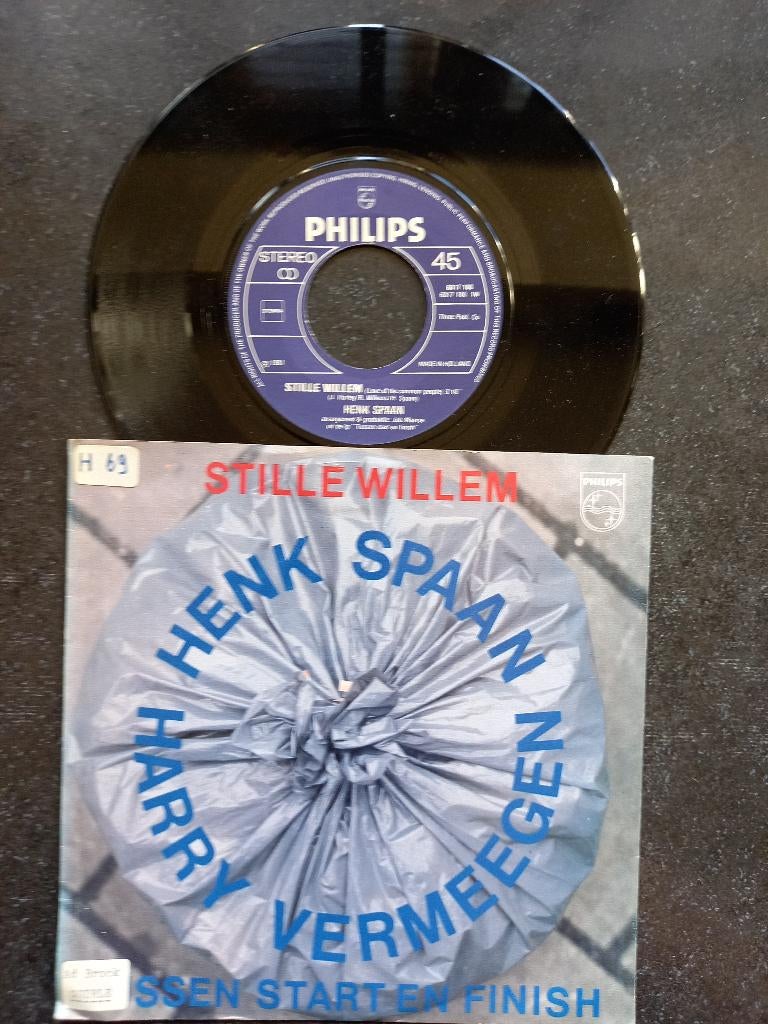 Stille Willem - Henk Spaan 1981, Gebruikt, 7 inch, Ophalen of Verzenden, Fotohoes