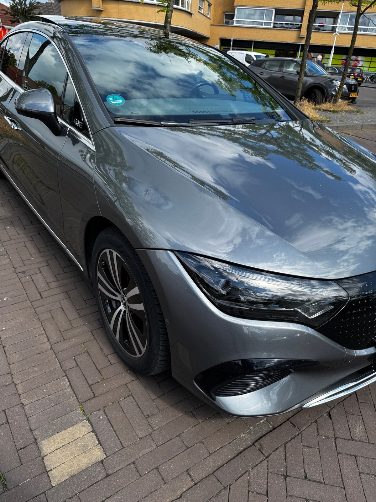 Mercedes-Benz EQE 300 245pk 2022 Grijs, Auto's, Mercedes-Benz, Automaat, Achterwielaandrijving, 89 kWh, 33 min