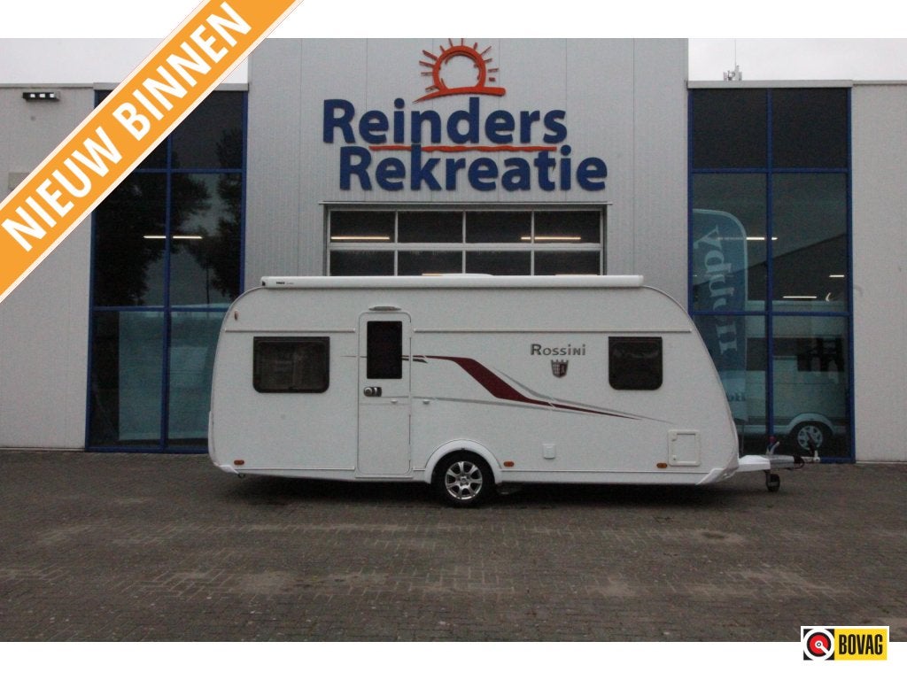 Tabbert Rossini 490 TD Airco, Thule 6300, Mover, Caravans en Kamperen, Rondzit, Tabbert, Bedrijf, Schokbreker