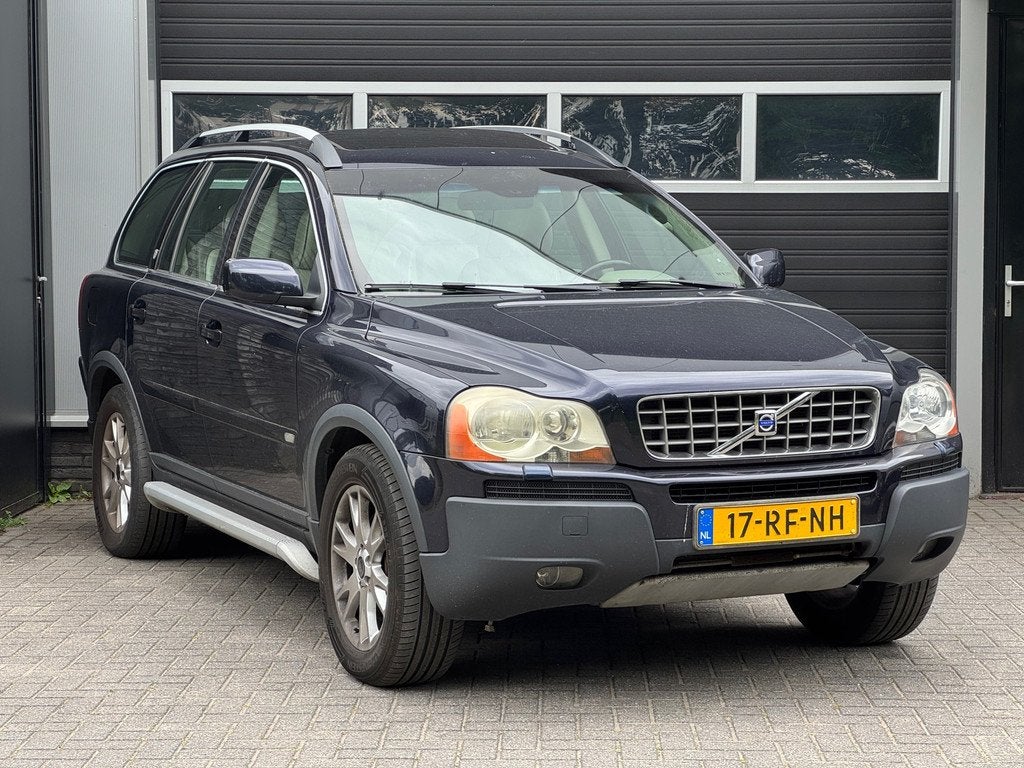 Volvo XC90 2.9 T6 Summum 7P Navi, Schuifdak TV/DVD, NAP, Gebruikt, Blauw, 7 stoelen, 2922 cc