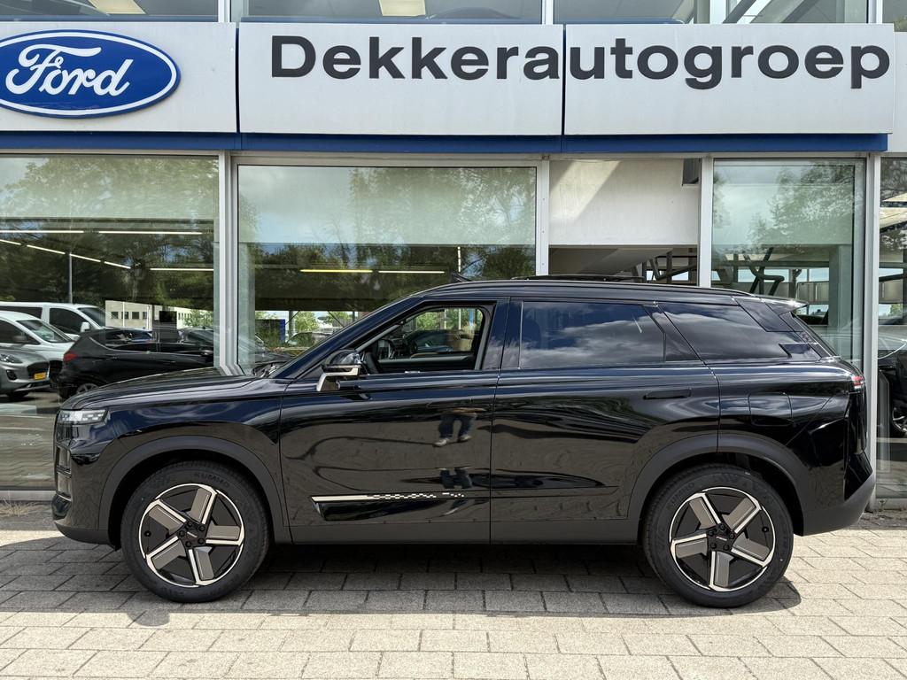 Jaecoo 7 PHEV Exclusive, Auto's, Overige Auto's, Stof, Zwart, 4 cilinders, Zwart