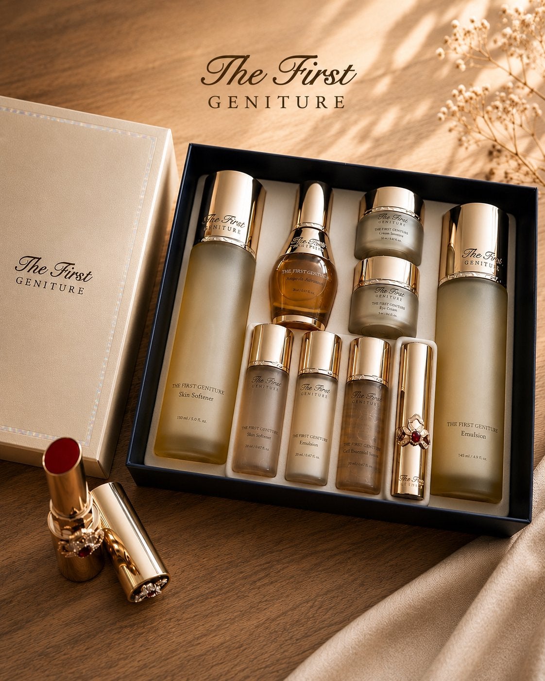 The First Geniture Huidverzorgingsset - Luxe Editie, Sieraden, Tassen en Uiterlijk, Uiterlijk | Lichaamsverzorging, Ophalen of Verzenden