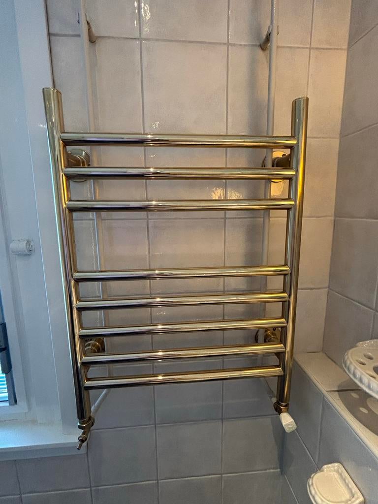 Gouden Badkamer Radiator - Vintage Klassiek Romeins, Ophalen of Verzenden, Zo goed als nieuw