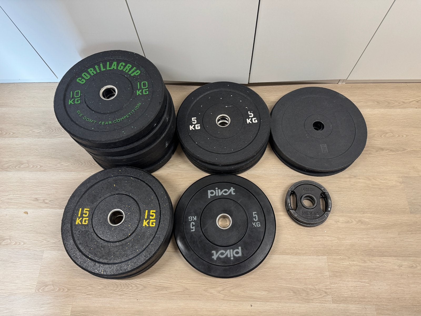 Barbell halter gewichten, Ophalen, Gebruikt