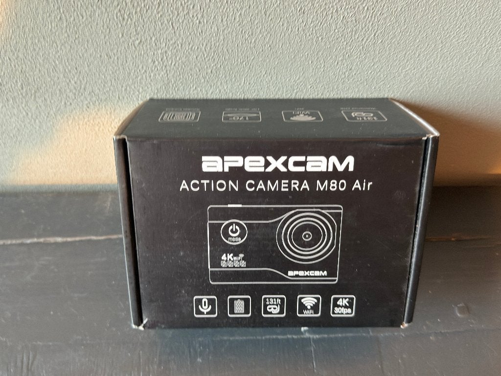 APEXCAM Action Camera M80 Air 4K - Nieuw en Ongebruikt, Ophalen of Verzenden, Nieuw, Overige merken