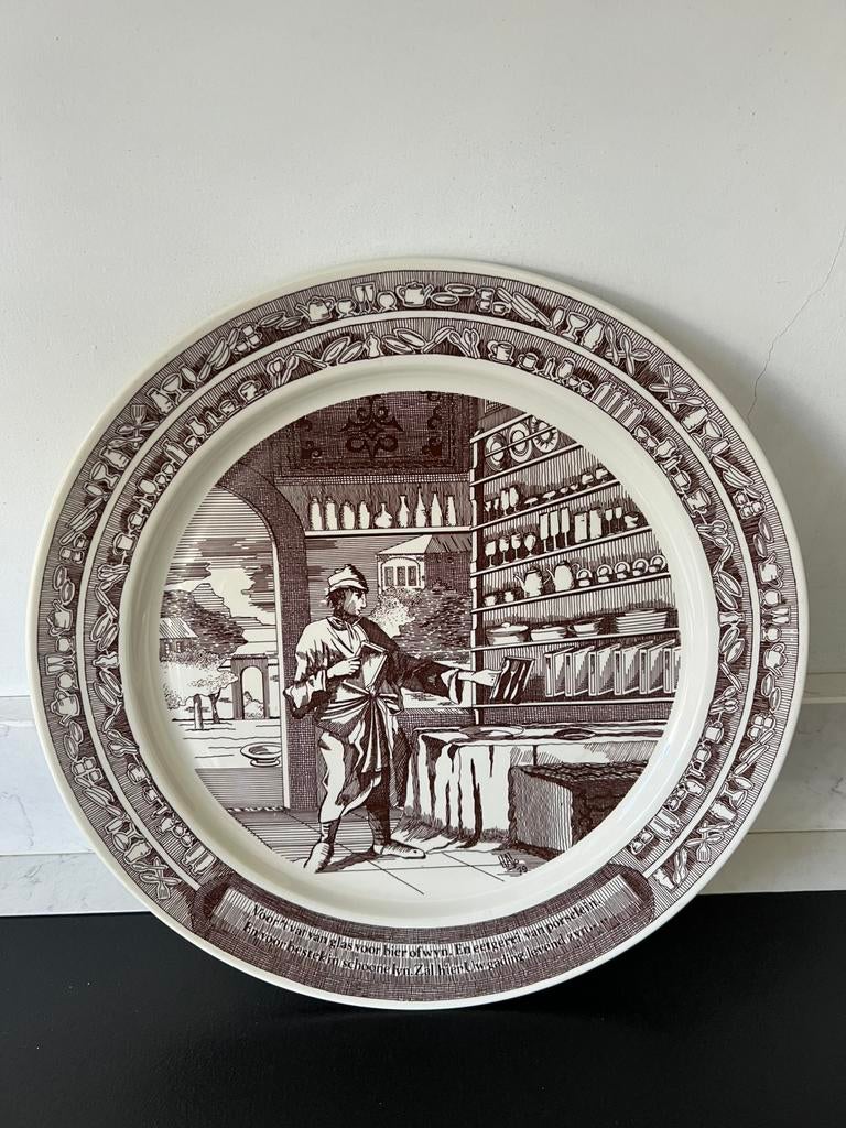 Bord Villeroy & Boch, voor Hogerhuis & Smit B.V. Breda, Verzamelen, Ophalen of Verzenden, Zo goed als nieuw, Porselein, Bord of Schaal