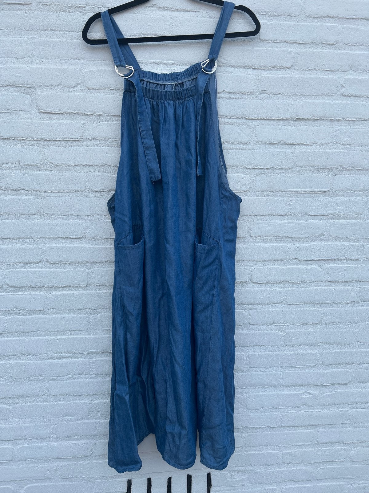 Zomerjurk Denim Look Maat 52 - Zo goed als nieuw, Ophalen of Verzenden, Zo goed als nieuw, Blauw, Jurk