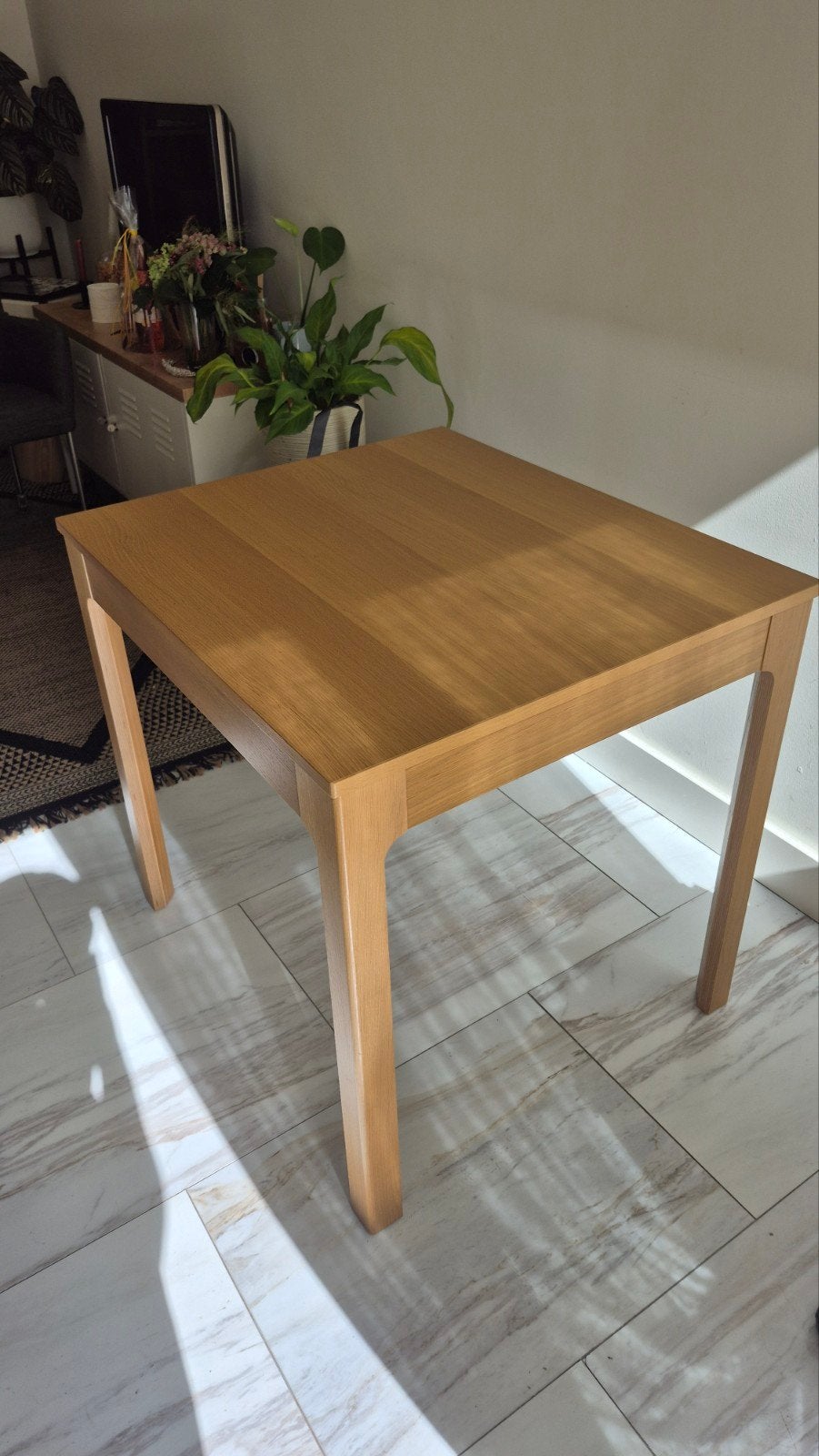 Uitschuifbare keukentafel - Nieuwstaat, Ophalen, 100 tot 150 cm, 50 tot 100 cm, Zo goed als nieuw