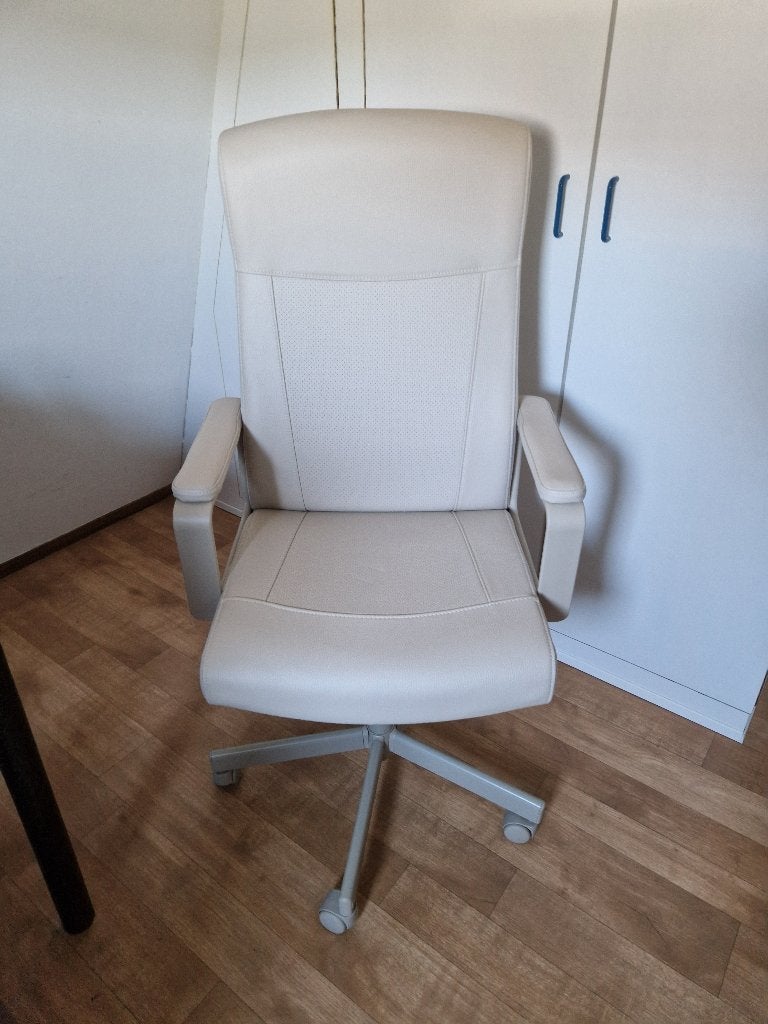 Luxe bureaustoel IKEA, Ophalen, Beige, Nieuw, Bureaustoel