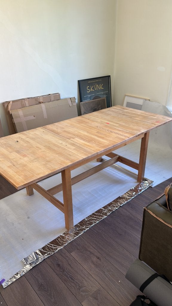 Uitschuifbare tafel Norden MOET WEG!, Ophalen, Gebruikt, 200 cm of meer, 50 tot 100 cm