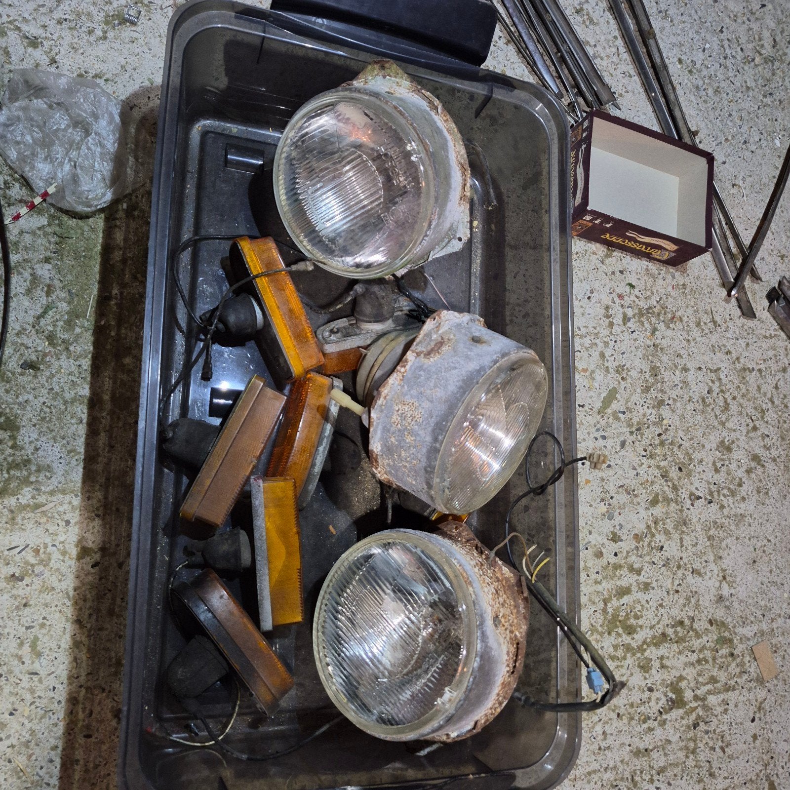opel kadett C1 koplampen knipperlichten., Ophalen of Verzenden, Gebruikt, Opel