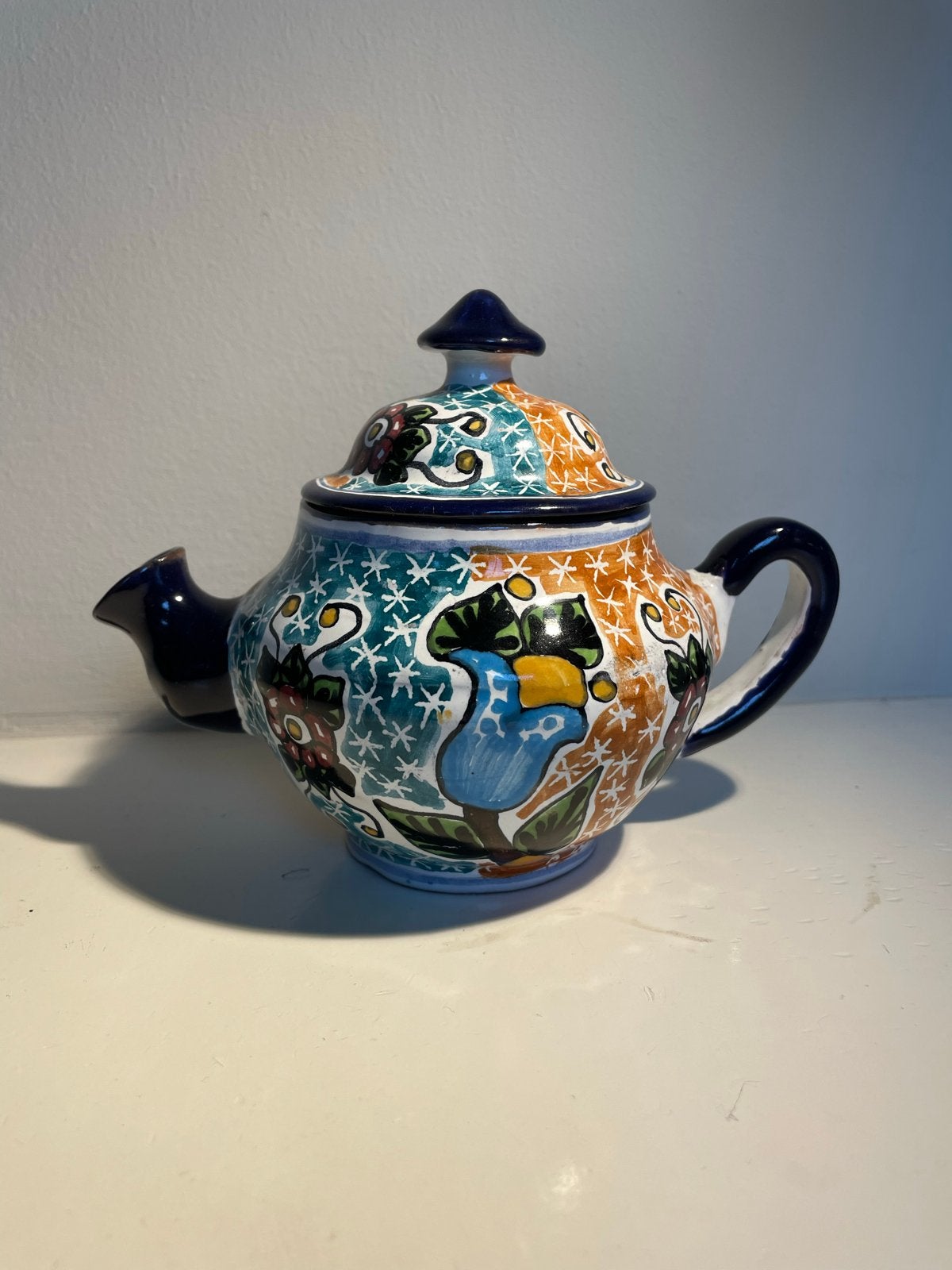 Talavera theepot - Handgeschilderd - Vintage, Overige merken, Keramiek, Vintage, Ophalen of Verzenden