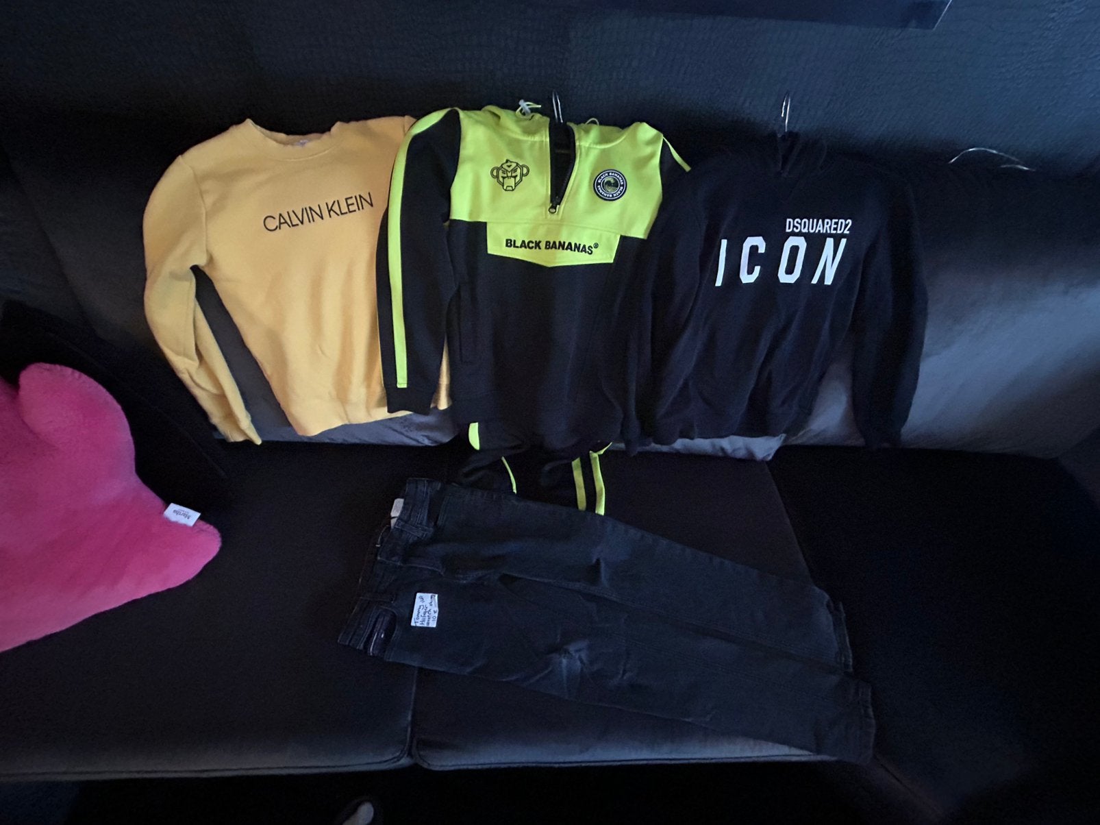 Nette originele merkkleding 140 calvin klein d2 black banana, Ophalen of Verzenden, Zo goed als nieuw, Jongen, Trui of Vest