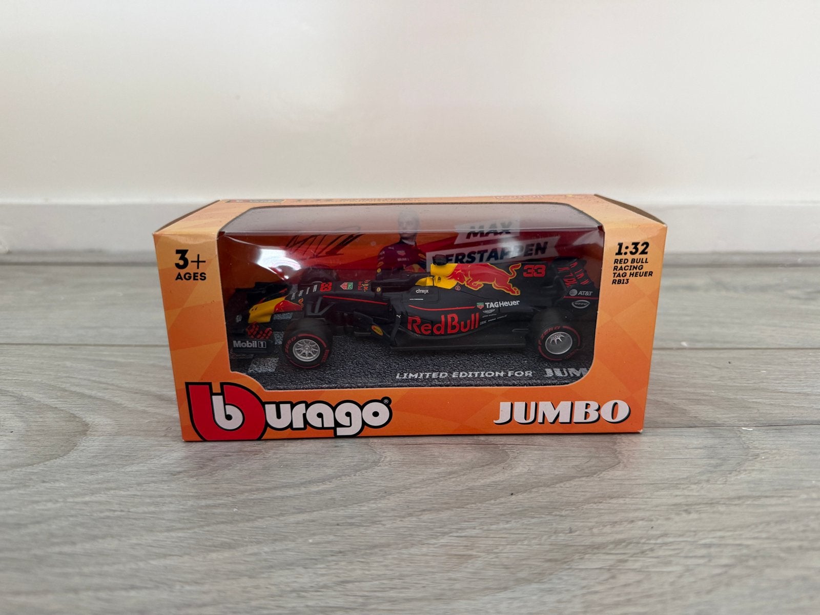 Max Verstappen Red Bull RB13 Bburago 1:32 – Nieuw in doos, Ophalen of Verzenden, Nieuw, Auto, Overige merken