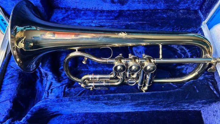 Cerveny CFH 502 F-hoorn met koffer, Muziek en Instrumenten, Ophalen of Verzenden, Zo goed als nieuw, Overige typen, Met koffer