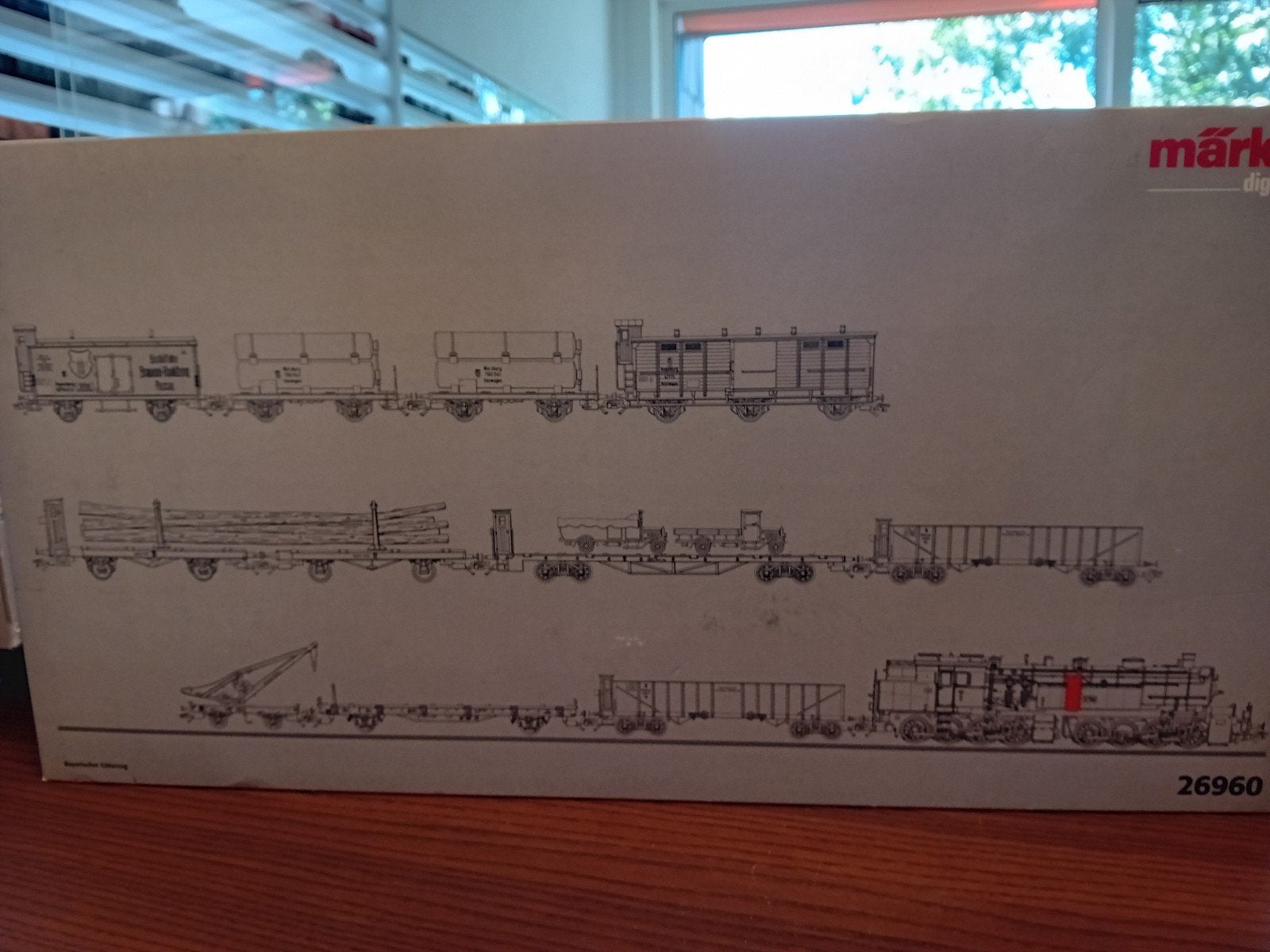 Marklin set met locomotief, Wisselstroom, Locomotief, Ophalen of Verzenden, Zo goed als nieuw