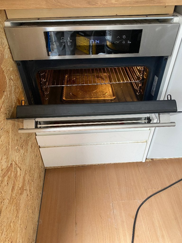 Combi oven magnetron, Ophalen, Gebruikt, 50 tot 100 cm, Minder dan 100 cm