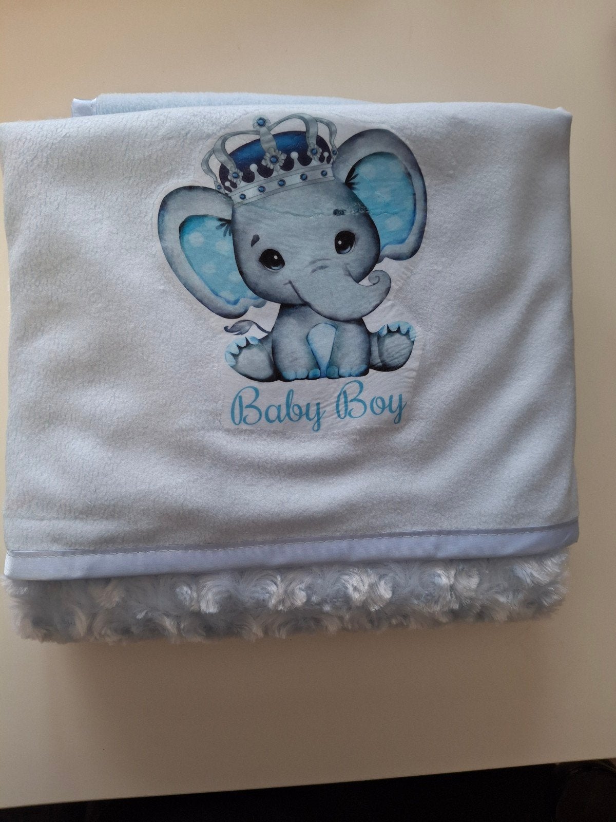 Nieuwe fleece deken 100% polyester met olifant opdruk, Wasbaar, Nieuw, Deken, Overige merken