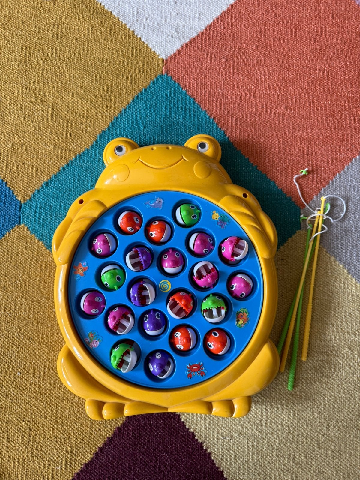 Leuk vis spel, magnetisch, Ophalen, Zo goed als nieuw