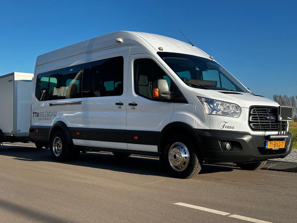 Ford Transit 17-persoons Euro 6 – zeer compleet, Achterwielaandrijving, Wit, 3167 kg, Particulier