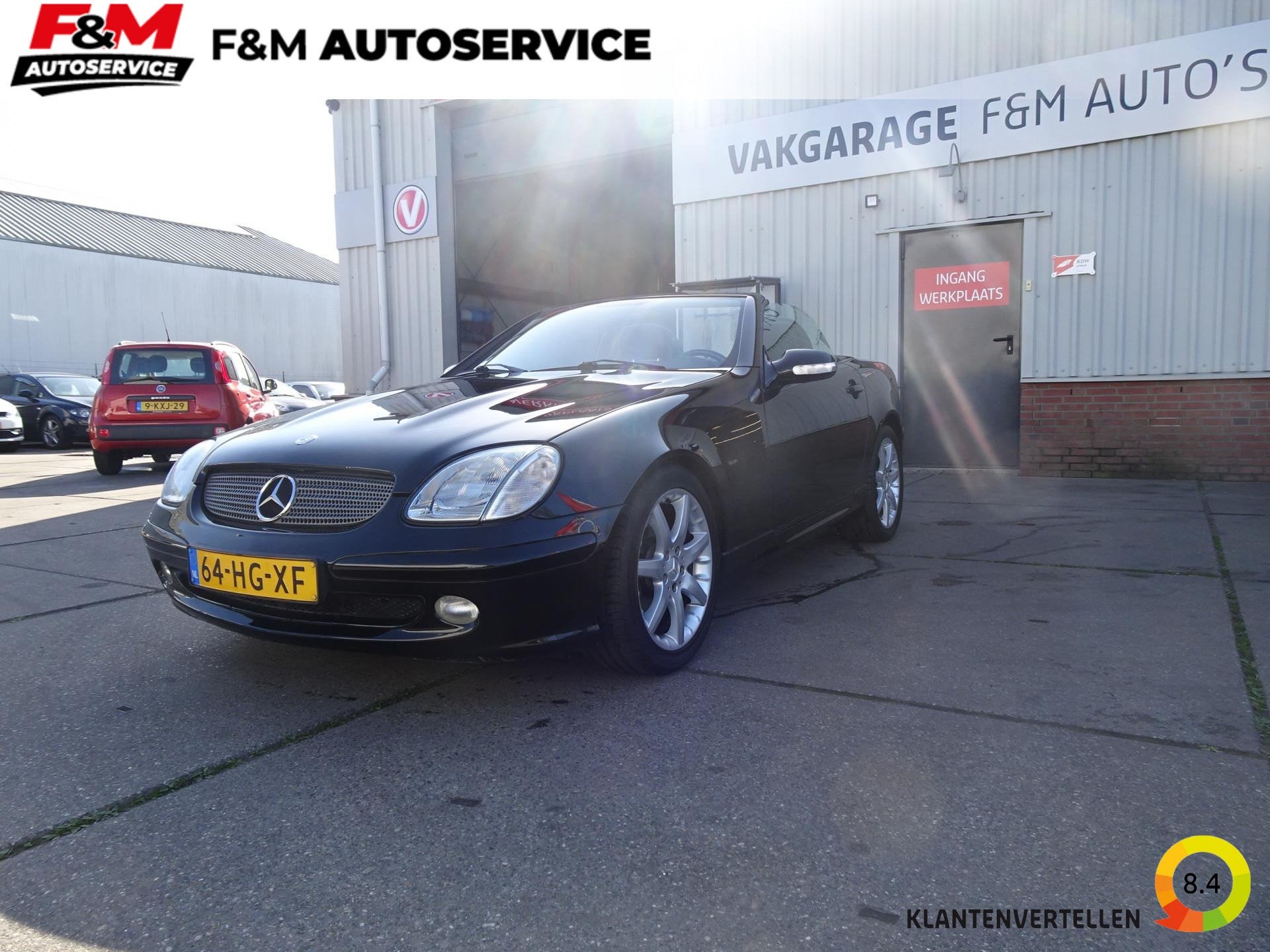 Mercedes-Benz SLK 200 K Youngtimer, leder, Nederlands geleve, Voorwielaandrijving, 1998 cc, Stof, Gebruikt