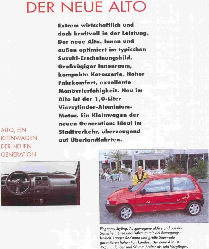 Suzuki Alto (1995), Boeken, Ophalen of Verzenden, Nieuw, Overige merken