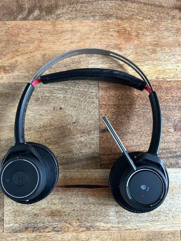 ☎️ Poly Plantronics B825 DUO Headset BLUETOOTH☎️, Plantronics, Ophalen of Verzenden, Zo goed als nieuw, Draadloos