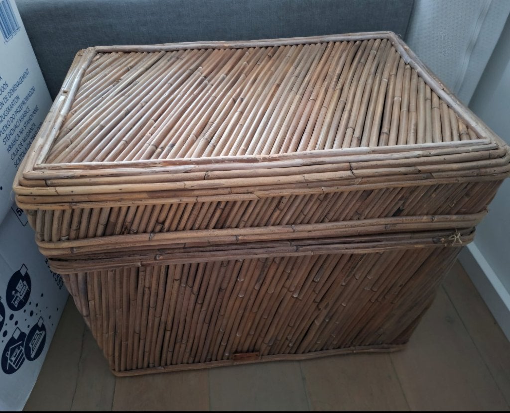 Rieten opbergmand Riviera Maison, Ophalen, Mand, Zo goed als nieuw, Riet