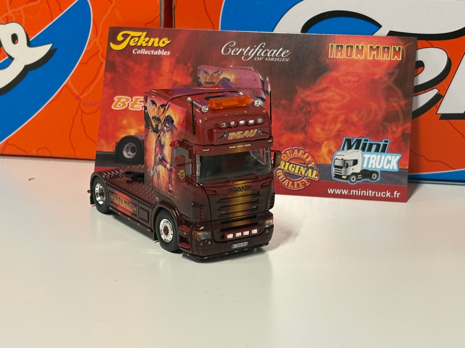 Tekno Beau, Hobby en Vrije tijd, Modelauto's | 1:50, Ophalen of Verzenden, Zo goed als nieuw, Bus of Vrachtwagen, Tekno