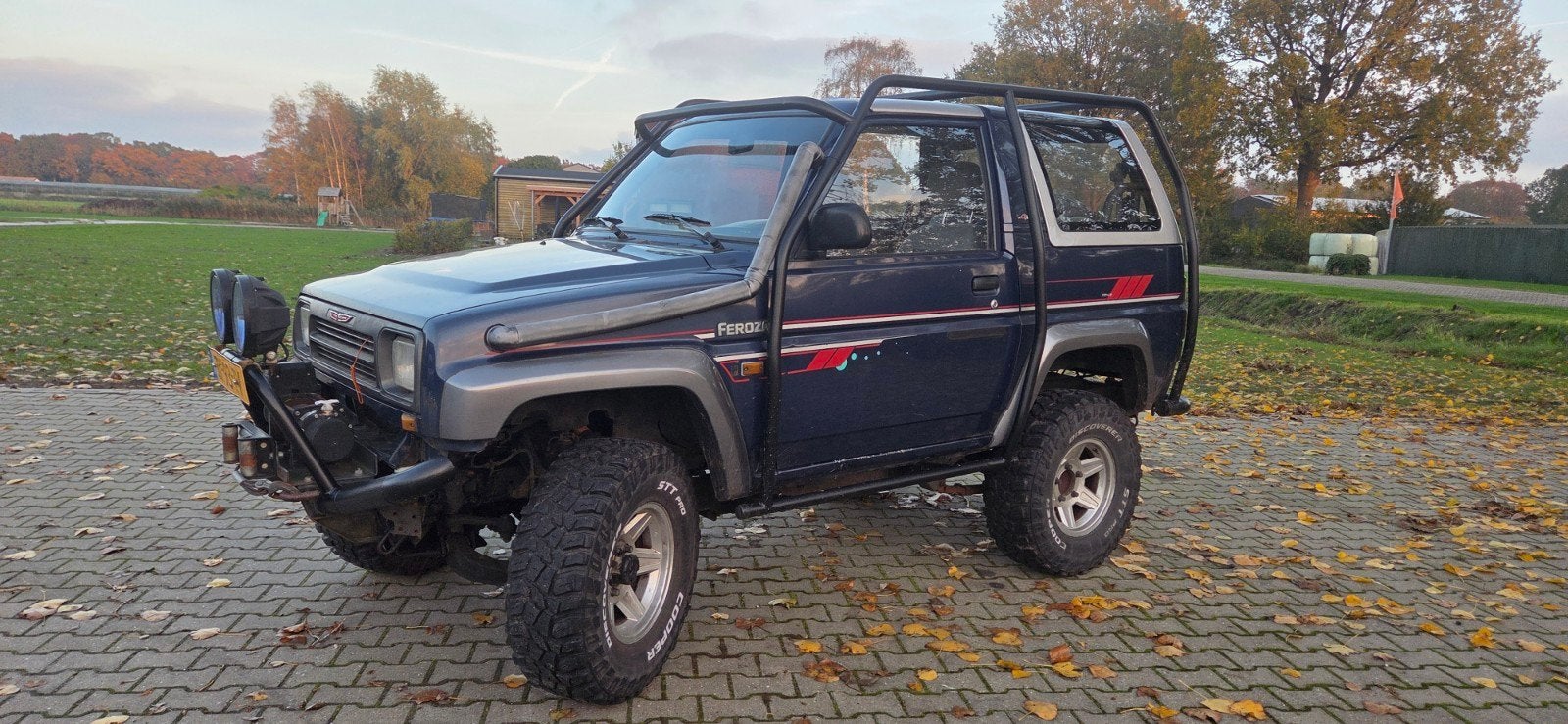 Daihatsu Feroza 1.6 I EL II Resintop 4WD 1991 Blauw, Auto's, Feroza, Origineel Nederlands, Bedrijf, Vierwielaandrijving