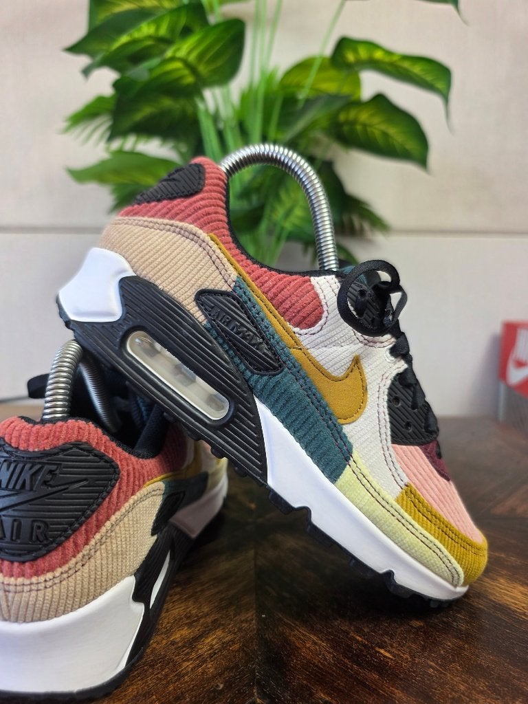 Nike Air Max 90 Multicolor Corduroy maat 36,5, Zwart, Nike, Ophalen of Verzenden, Nike