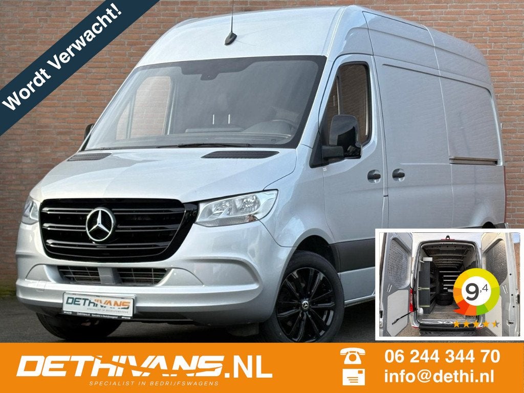 Mercedes-Benz Sprinter 314CDI 143PK L2H2 9G-Tronic / Inricht, Auto's, Gebruikt, 1790 kg, Mercedes-Benz, Bedrijf