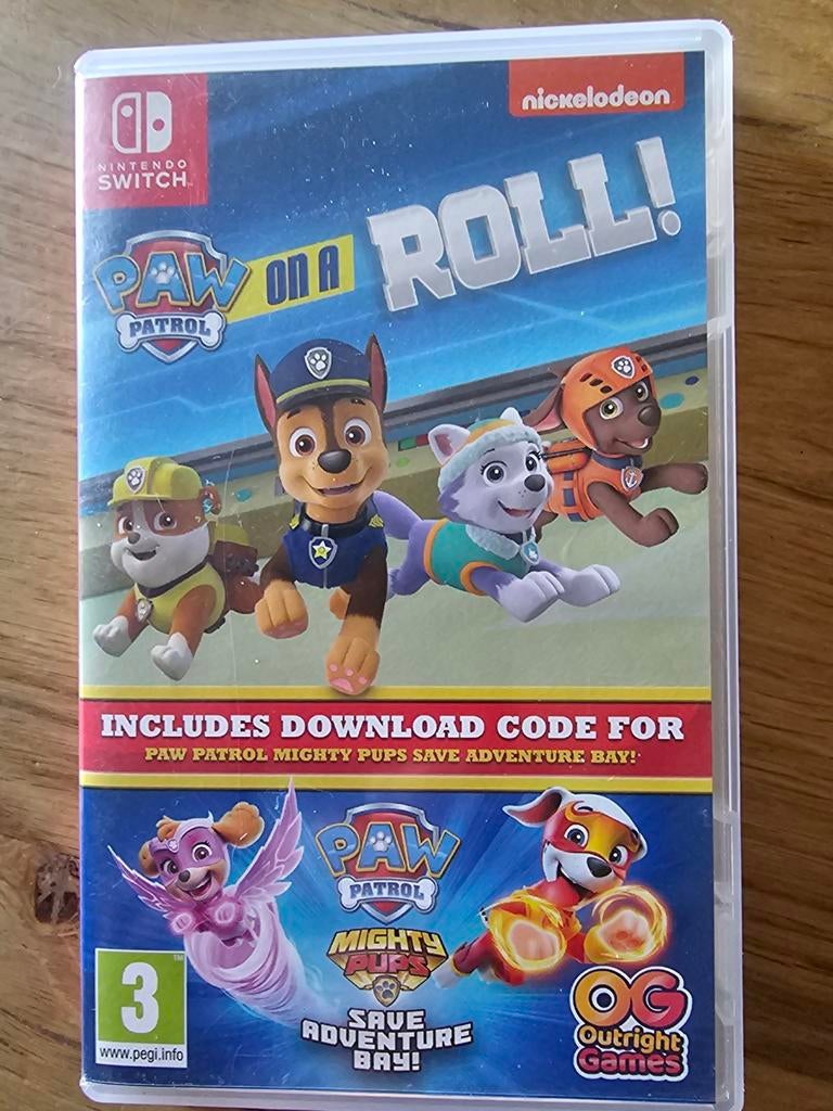 Paw Patrol: On a Roll! + Mighty Pups - Nintendo Switch, Spelcomputers en Games, Avontuur en Actie, 1 speler, Ophalen of Verzenden