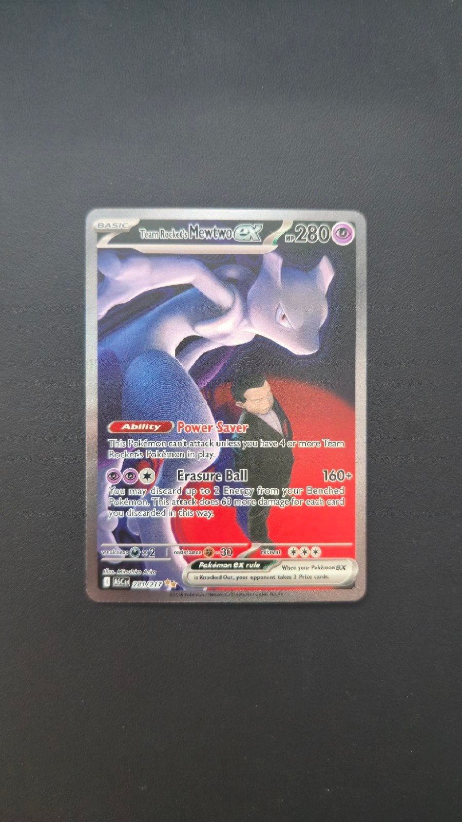 Team Rocket's Mewtwo SIR ASC 281, Ophalen of Verzenden