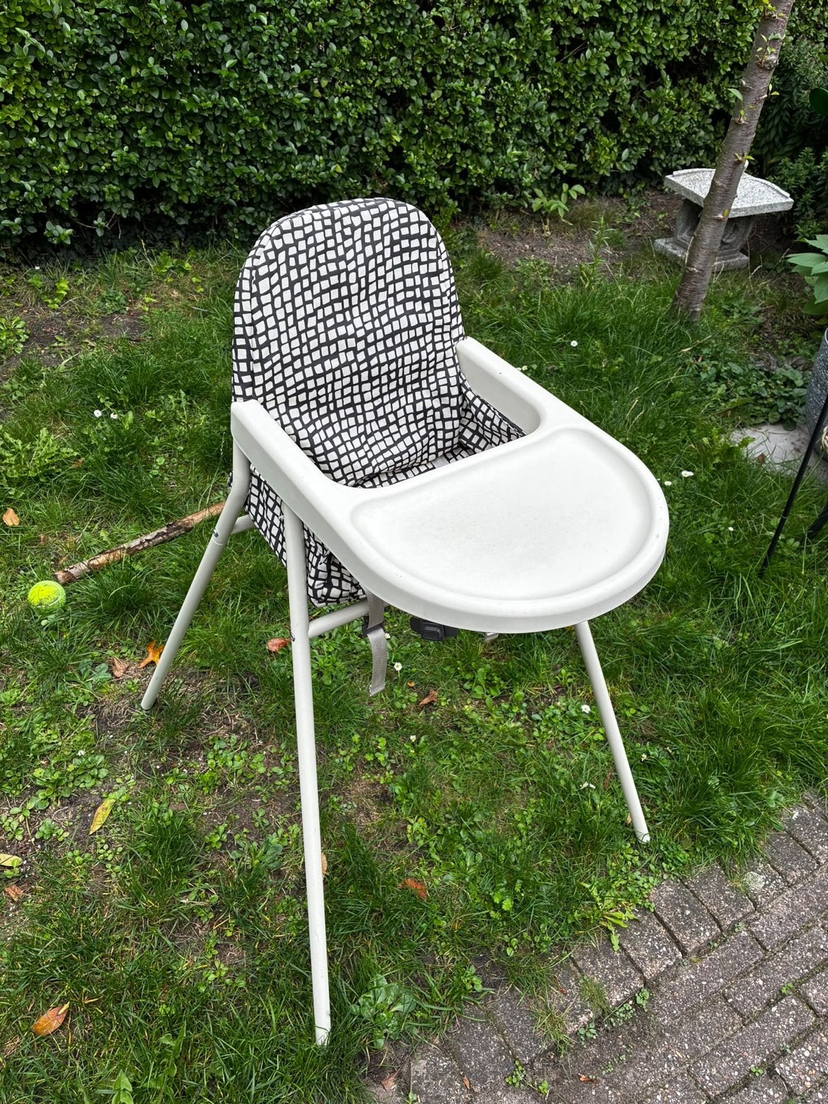 Ikea Antilop kinderstoel met kussen en gordel, Kinderen en Baby's, Ophalen, Gebruikt, Overige typen, Afneembaar eetblad